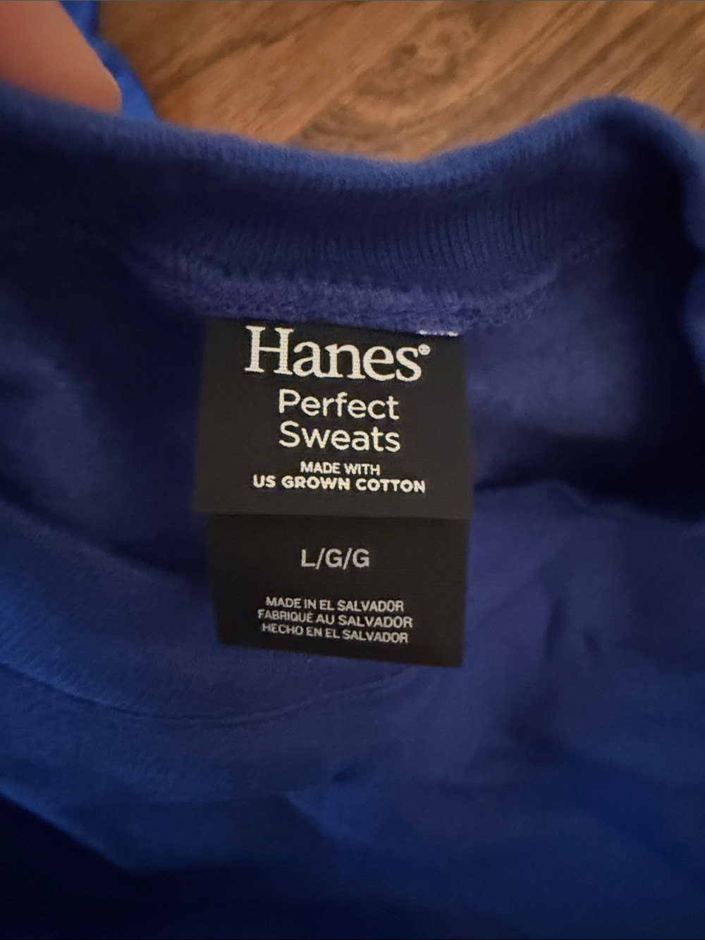 Hanes Men's Royal Blue Crewneck Sweatshirt
